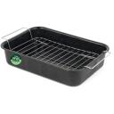 Salter Cep&scaron;anas panna MODELIS BW128142EU7, 34cm, melns, emaljēts tērauds, 230&deg;C, nerūsējo&scaron;ā tērauda režģis