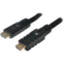 Logilink HDMI kabelis, CHA0020, 20 m, aktīvs, HDMI A tips vīrie&scaron;u, melns, 4K atbalsts, apzeltīti kontakti