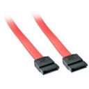 Lindy kabelis SATA III, 0.2m, 2x 7 Pol SATA savienotājs, sarkans