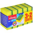 Vileda Kempinė 173845, 70 x 90 x 30 mm, geltona, žalia, 5 vnt.