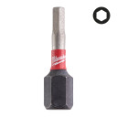 SHOCKWAVE&trade; IMPACT DUTY SKRŪVGRIEŽA UZGAĻI, SE&Scaron;STŪRA, SHOCKWAVE HEX 3 MM X 25 MM - 2 PCS, 4932430894 MILWAUKEE