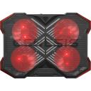 Genesis klēpjdatora dzesē&scaron;anas paliktnis Oxid 260 NHG-2075, 17,3'', 4 ventilatori, 130 mm, 850-1010 apgr./min., USB, melns