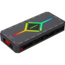 Gamemax V4.0 ARGB PWM HUB BK, 136g, 11.8cm, 5.5cm, 1.7cm, heleduse reguleerimise nupp, 4-pin PWM pistik