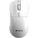 Sandberg Bezvadu pele 331-05, 4 pogas, 800/1200/1600 DPI, RF 2.4 GHz, balta
