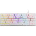 White Shark Klaviatūra NAGAMAKI-W-US-RED.SW, 29.2cm, 10.3cm, 2.5cm, 0.32kg, USB-C, RGB apgaismojums, 62 taustiņi