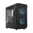 Fractal Design Korpus Focus 2 RGB FD-C-FOC2A-03, 6.4kg, 2xUSB 3.0, 6x2.5'', 2x3.5'', RGB valgustus, karastatud klaasist k&uuml;lgpaneel