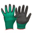 Трикотажные, нейлоновые перчатки с нитриловым покрытием, размер 7