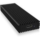 Raidsonic SDD cietā diska korpuss IB-1816M-C31, M.2, USB 3.1 (Gen 2), melns, 1 x 2280 mm, alumīnijs