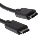 Sandberg USB-C į USB-C 2m 136-09, 2m, USB C, USB C, USB 3.2 Gen 2 (3.1 Gen 2), vyri&scaron;kas/vyri&scaron;kas, juodas