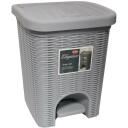 Besk Pr&uuml;gikast Milo 9118719, 245mm x 250mm x 320mm, hall, pedaal, vastupidav plastmass
