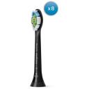 Philips Dantų &scaron;epetėlių galvutės HX6068/88 8 vnt., Juoda, Vidutiniai &scaron;eriai, 62000 vibracijų/min, 3 mėnesiai keitimui