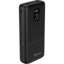 Tellur Lādētājs-akumulators PD202 TLL158351, 20000mAh/74Wh, 22,5W, LCD displejs, ātrā uzlāde, Huawei SuperCharge