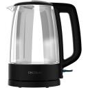 Cecotec Tējkanna ThermoSense 320 Clear 169, 2200 W, 1.7 L, stikls, 360&deg; rotējo&scaron;a pamatne, melna/caurspīdīga