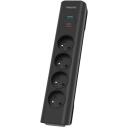 Philips &uuml;lepinge kaitse, SPN7040BA/60, 2m, 4xE pesa, must
