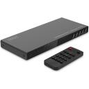 Digitus HDMI maatriksi l&uuml;liti 4x2 DS-55345, 4K/30Hz, 10.2 Gbps, metallkorpus, HDR tugi, eelkonfigureeritud multi-view paigutused