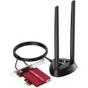 Cudy Karta sieciowa WE4000, 2402Mbps, 574Mbps, Bluetooth 5.2, 802.11ax/ac/a/b/g/n, 5 dBi, PCIe
