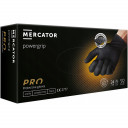 Перчатки нитриловые M-Safe (50шт.) без талька, 10/XL черные
