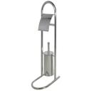 Besk WC komplekt 9122341, kroomitud roostevaba teras, WC harja alusega, tualettpaberi hoidja