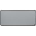 Logitech Pelės kilimėlis DESK MAT - STUDIO 956-000052, 700mm, 300mm, pilkas, monochrominis, atsparus i&scaron;siliejimui