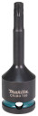 TORX UZGAĻI TRIECIENA UZGRIEŽŅU ATSLĒGĀM Impact Black 1/2&ldquo; T40 x 78 mm, E-19819 MAKITA