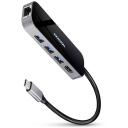 Axagon USB keskjaam HMC-6GL 3x USB 3.2, 1x USB-C, 1x HDMI, 1x RJ-45, 5Gb/s, 100W PD, 110 x 35 x 13 mm