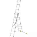 Combination Ladder HobbyLOT HAILO 031420507 aluminium 2x8+1x9 steps