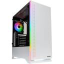 Zalman Arvutikorpus S5 WHITE, 2x3,5", 6x2,5", 7 laiendusslotti, 1x120mm ventilaator, RGB valgustus
