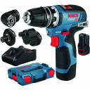 Cordless drill GSR 12V-35 FC, 2x3Ah, GAL 12V-40 06019H3000 BOSCH