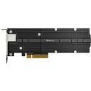 Synology Adapter E10M20-T1, 10 Gbit/s, PCIe, M.2 2280/22110, Passiivne jahutus, NAS/salvestusserver