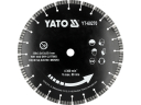 Griešanas disks YATO YT-60270 350 mm, 4300 min⁻¹, 80 m/s, 25.4 mm, 3.2 mm, 12 mm, tērauds 65Mn, sauss/mitrā griešana
