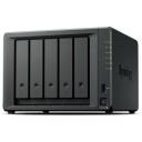 Synology NAS salvestustorn DS1525+, 5 pesa, 2 RJ45, 2 USB-C, 2 USB 3.2, 8 GB DDR4, must