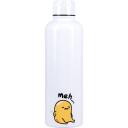 Paladone Gudetama ūdens pudele PP13291GUD, 500ml, nerūsējo&scaron;ais tērauds, balta, oficiāli licencēts produkts