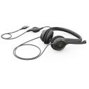 Logitech k&otilde;rvaklapid 981-000406 USB, sagedus 20 - 20000 Hz, kaabli pikkus 1.9 m, takistus 32 &Omega;, m&uuml;rasummutav mikrofon, must