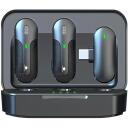 White Shark Piespraužamais mikrofons IKORO, bezvadu, -38 &plusmn;3 dB, 20&ndash;20,000 Hz, USB Type-C, 0.32m