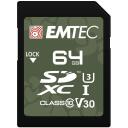 Emtec M&auml;lukaart ECMSD64GXCU3OR, 64GB, UHS-I, V30, 100MB/s, 50MB/s, veekindel, tolmu kaitse