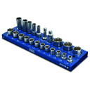 Universālo uzgaļu komplekts 1/2", 22 gab., SCHEPPACH SCH-50221Q, hrom-vanādija tērauds, 10-32 mm