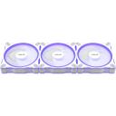 Asus Datora korpusa ventilators MR120 90DA00L3-B09020, 12 cm, 3 ventilatori, 58 cfm, 1600 RPM, 23 dB, 7 lāpstiņas, balts, ARGB