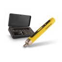 Precīzais skrūvgriezis 4V, POWERPLUS, POWX00416, 15 uzgaļu komplekts, 320 mAh akumulators