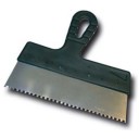 &Scaron;pakteļa lāpstiņa, plastmasas rokturis, 8x8 zobi, 250mm