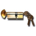 Durvju atslēgas serdene ar &scaron;leperi, misiņa 30x35mm 09-1-0120 MAAN