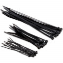 Plastic clamps black 5x250mm (50pcs.) Kreator