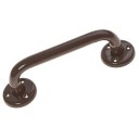 Дверная ручка, круглая, КОРИЧНЕВАЯ, 400мм