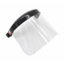 Aizsargbrilles ar regulējamu galvas siksnu, polikarbonāta vizieris, 200 mm x 350 mm, AW01015, AWTOOLS