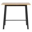 Bāra galds CHARA 117x58xH105cm, ozols/melns AC75078 Allit