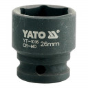 Sitiena Muciņa Hex, 26.0mm, Crmo, 1/2" YT-1016 YATO