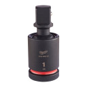1&Prime; SHOCKWAVE&trade; IMPACT DUTY UNIVERSĀLAIS SAVIENOJUMS, 1" IMPACT UNIVERSAL JOINT-1PC, 4932480443 MILWAUKEE