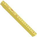 Ruler 2m, plastic, HK 2 / 10G, yellow, SOLA