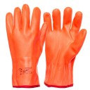 Утепленные люминесцентные резиновые перчатки, размер 10