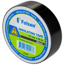 Лента изоляционная 19ммx20м, черная Folsen