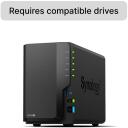 Synology NAS хранилище DS225+, 2 ГБ памяти, 2 отсека, 3.5" SATA HDD, 2.5" SATA SSD